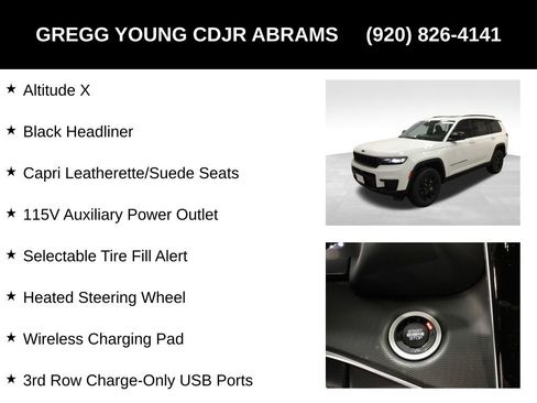 New 2025 Jeep Grand Cherokee L Altitude image 36