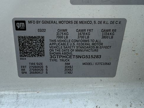 Used 2022 GMC Sierra 1500 Elevation RWD image 17