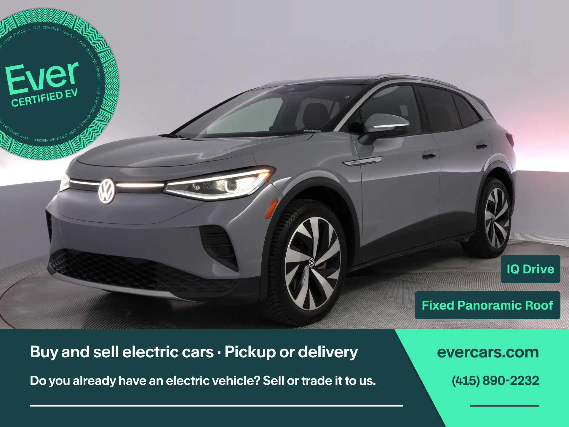 Used 2022 Volkswagen ID.4 Pro S AWD/4WD image 1