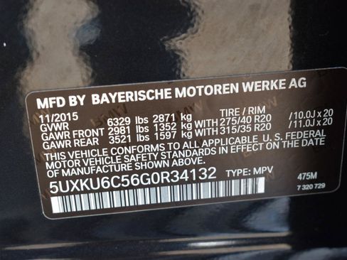 Used 2016 BMW X6 xDrive50i AWD/4WD image 47