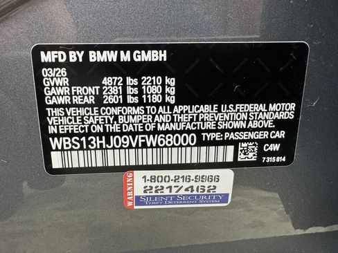 New 2027 BMW M3 w/ M Driver's Package RWD image 34
