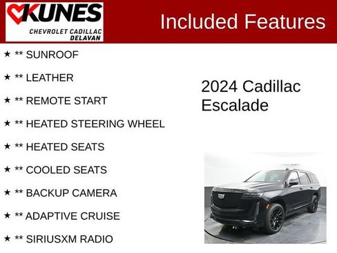 Used 2024 Cadillac Escalade Sport Platinum w/ LPO, ONYX Package image 3