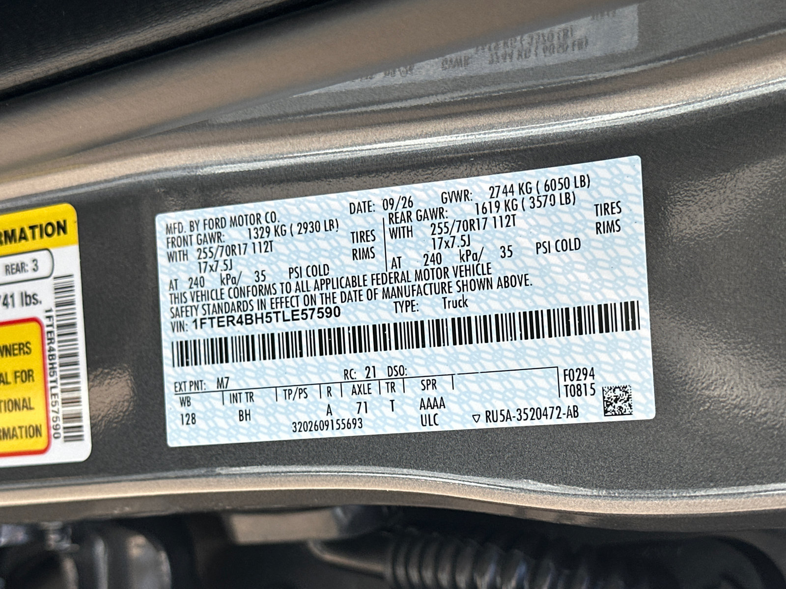 New 2026 Ford Ranger XL RWD image 32