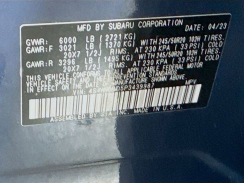 Used 2023 Subaru Ascent Touring image 42