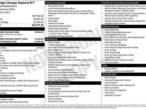 Used 2025 Dodge Charger R/T w/ Sun & Sound Package image 34