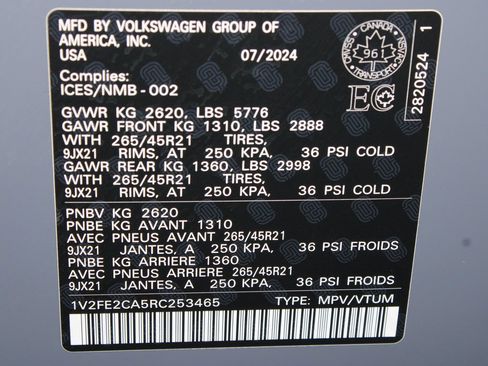 Used 2024 Volkswagen Atlas Cross Sport SEL Premium R-Line image 67