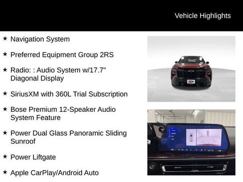 New 2026 Chevrolet Traverse RS AWD/4WD image 17