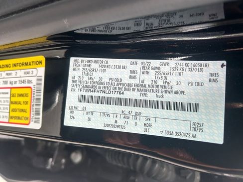 Used 2022 Ford Ranger XLT w/ Equipment Group 301A Mid image 35