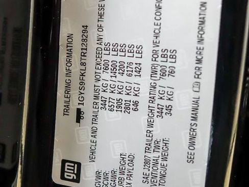 Certified 2026 Cadillac Escalade Sport w/ LPO, ONYX Package image 33