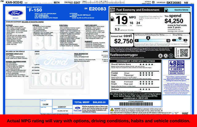 Used 2025 Ford F150 XLT w/ Equipment Group 301A Standard AWD/4WD image 9