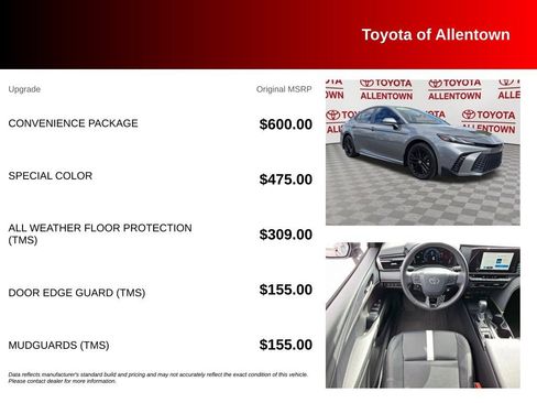 Used 2025 Toyota Camry SE w/ Convenience Package AWD/4WD image 5