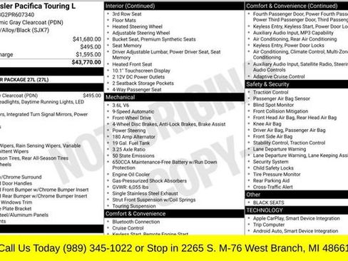 Used 2023 Chrysler Pacifica Touring-L FWD image 2