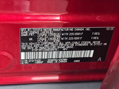 Used 2025 Toyota RAV4 XLE w/ Convenience Package AWD/4WD image 35