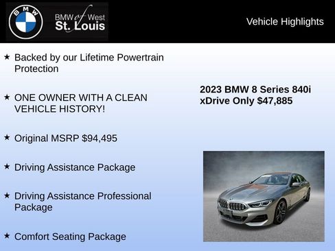 Used 2023 BMW 840i Gran Coupe xDrive image 8