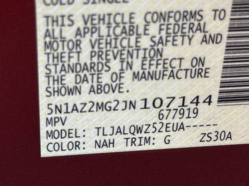 Used 2018 Nissan Murano SV image 32