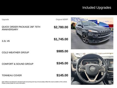 Used 2017 Jeep Cherokee 75th Anniversary image 7