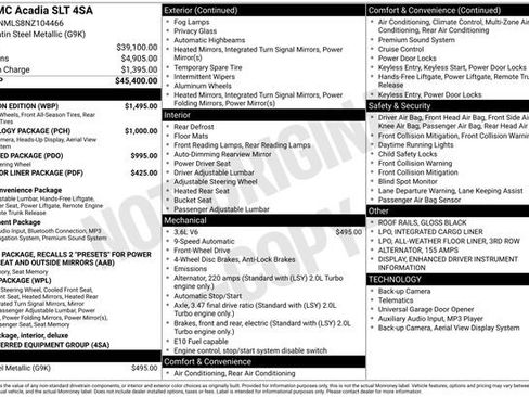 Used 2022 GMC Acadia SLT w/ Elevation Edition image 51