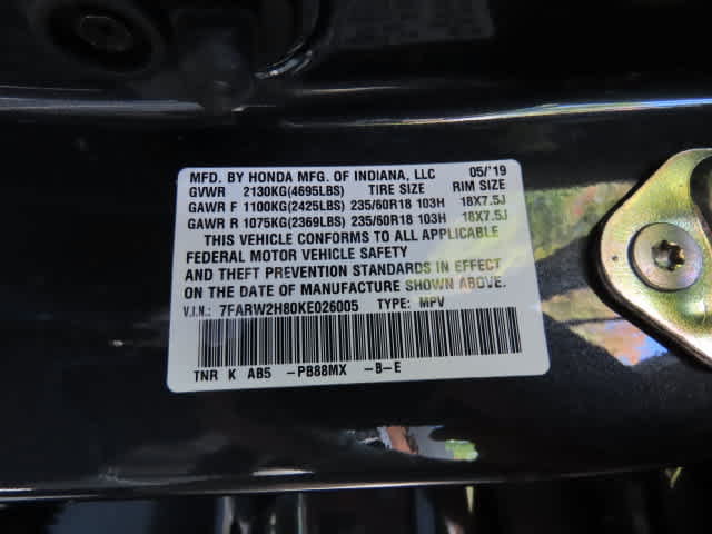Certified 2019 Honda CR-V EX-L image 27