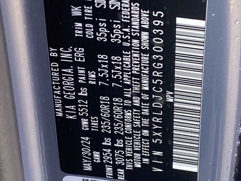 Used 2024 Kia Sorento S w/ Panoramic Sunroof Package image 37