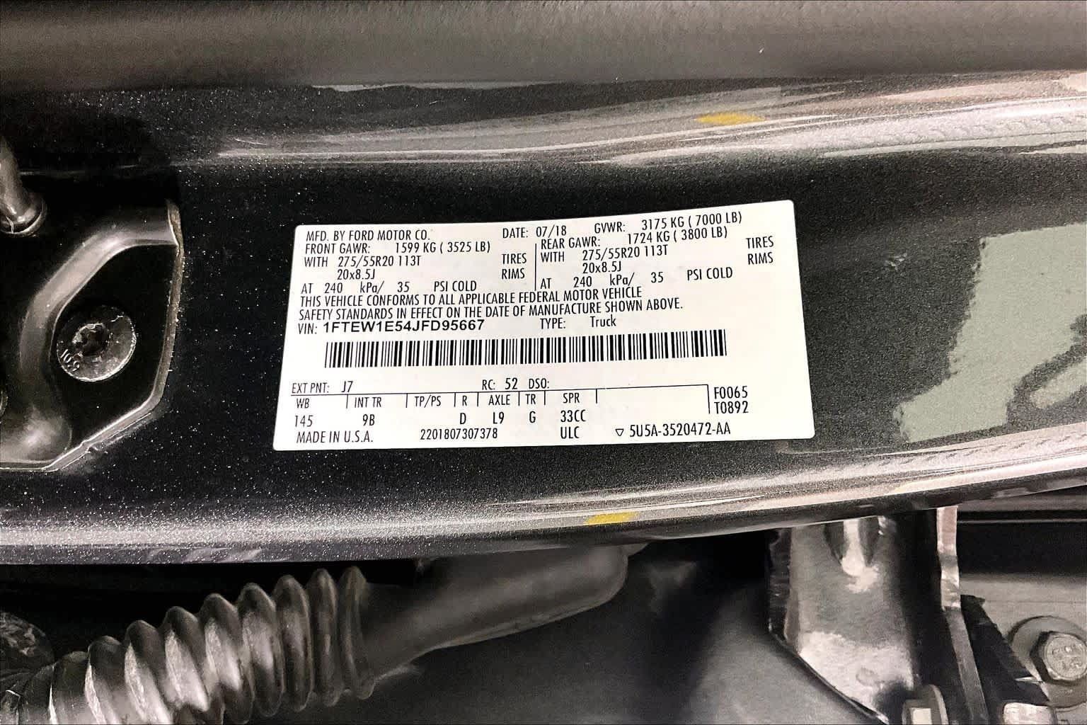 Used 2018 Ford F150 Platinum w/ Trailer Tow Package AWD/4WD image 32