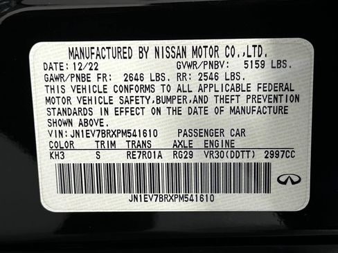 Used 2023 INFINITI Q50 Luxe w/ Cargo Package AWD/4WD image 42