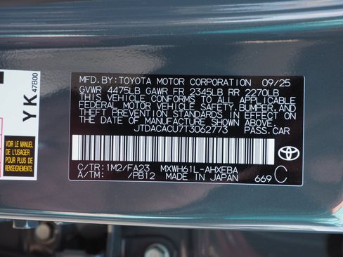 New 2026 Toyota Prius Plug-In Hybrid FWD image 22