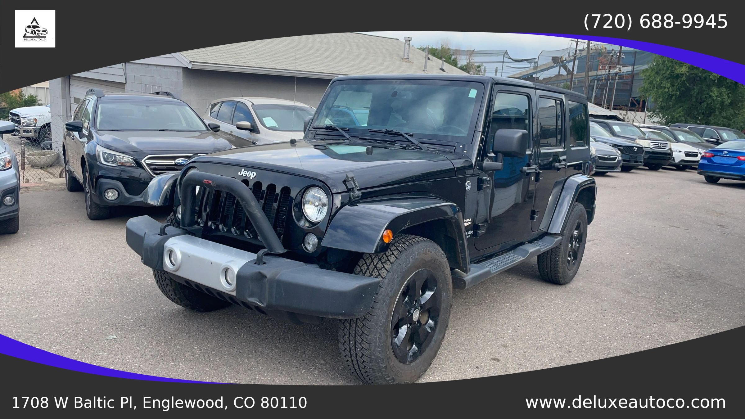 Used 2015 Jeep Wrangler Unlimited Sahara w/ Connectivity Group AWD/4WD image 1