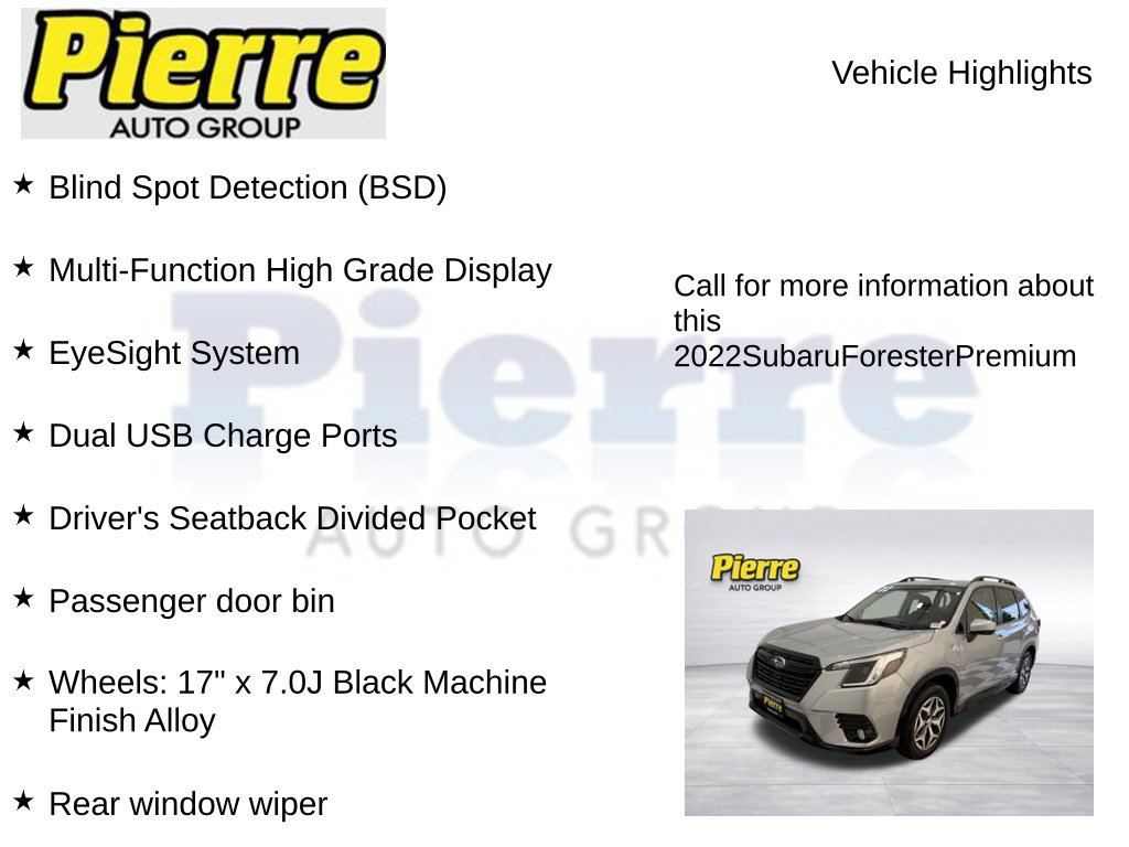 Used 2022 Subaru Forester Premium AWD/4WD image 23