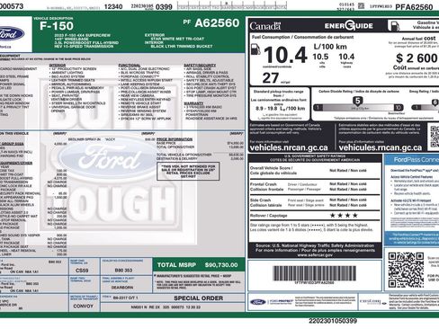 Used 2023 Ford F150 Lariat w/ Equipment Group 502A High image 4