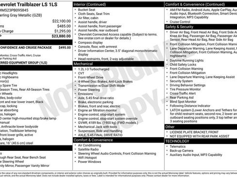Certified 2023 Chevrolet TrailBlazer LS image 37