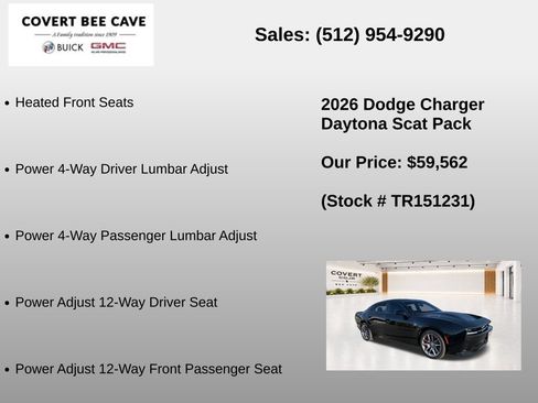 New 2026 Dodge Charger Daytona Scat Pack w/ Track Package AWD/4WD image 27