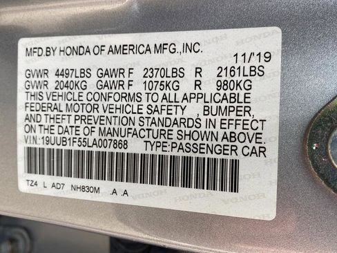 Used 2020 Acura TLX w/ Technology Package FWD image 26
