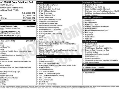 Used 2017 RAM 1500 ST w/ SXT Appearance Group image 28