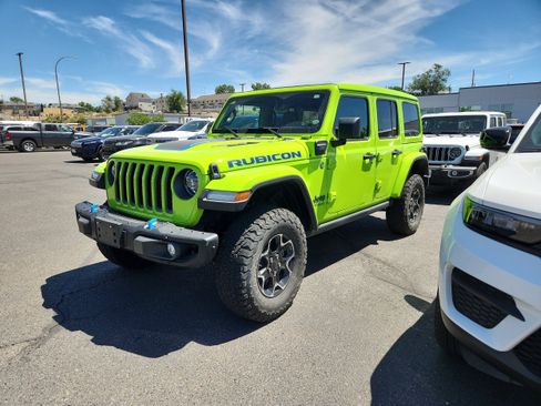 Used 2021 Jeep Wrangler Unlimited Rubicon 4xe w/ Steel Bumper Group AWD/4WD image 4