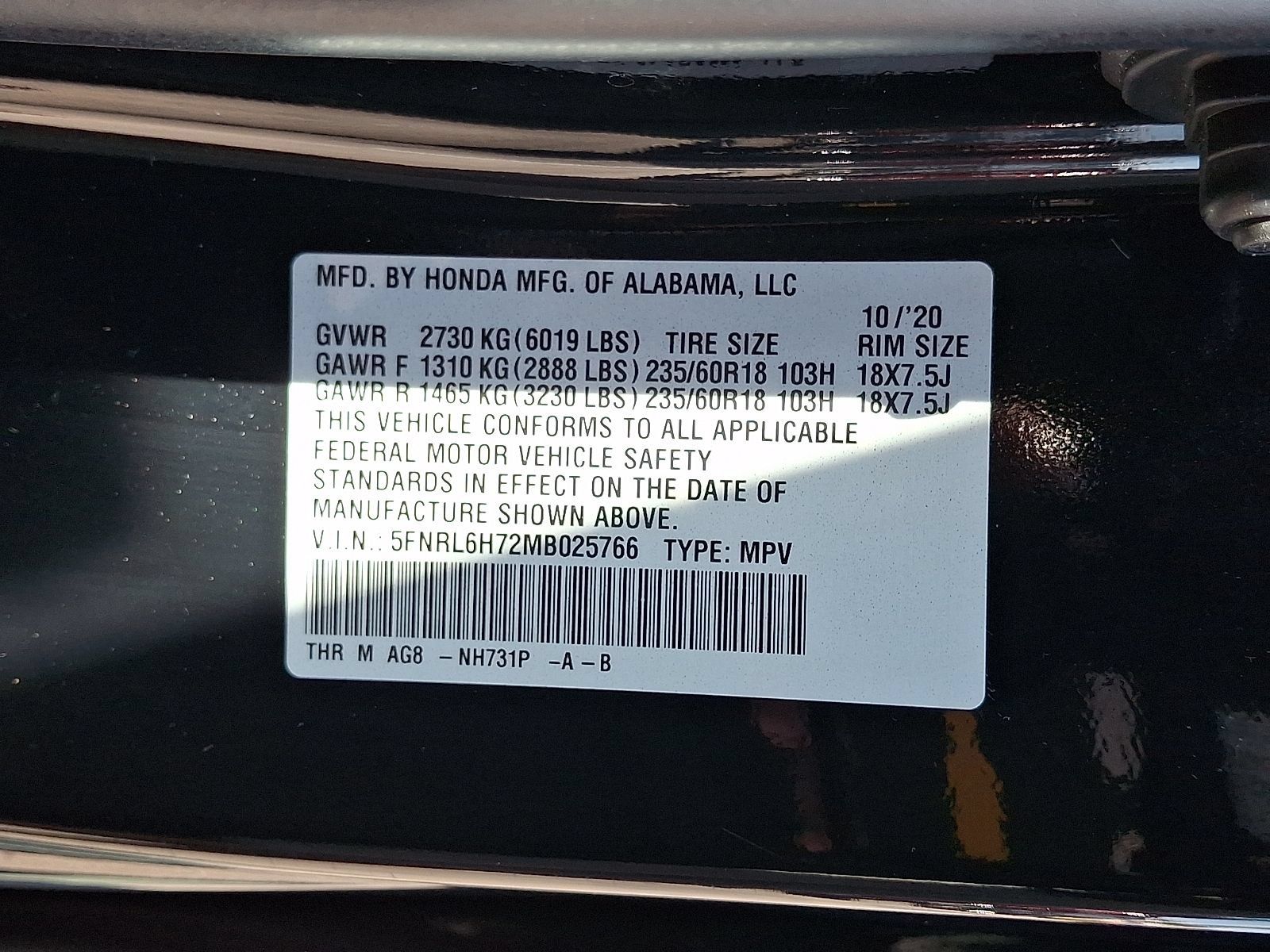 Used 2021 Honda Odyssey EX-L image 28