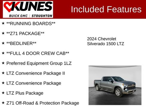 Used 2024 Chevrolet Silverado 1500 LTZ AWD/4WD image 3
