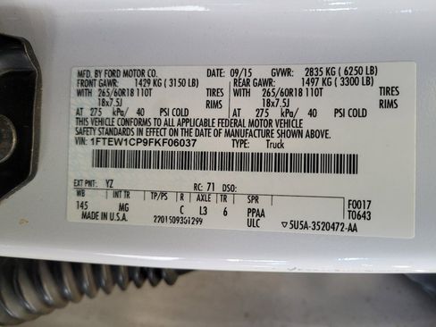 Used 2015 Ford F150 XLT w/ Equipment Group 301A Mid image 33