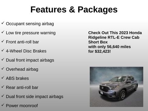 Certified 2023 Honda Ridgeline RTL-E image 16