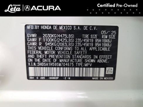 Certified 2025 Acura ADX A-Spec image 21