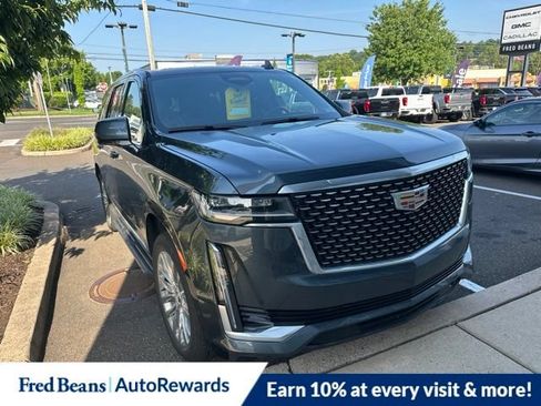 Used 2021 Cadillac Escalade Premium Luxury w/ Driver Assist Tech Package AWD/4WD image 1