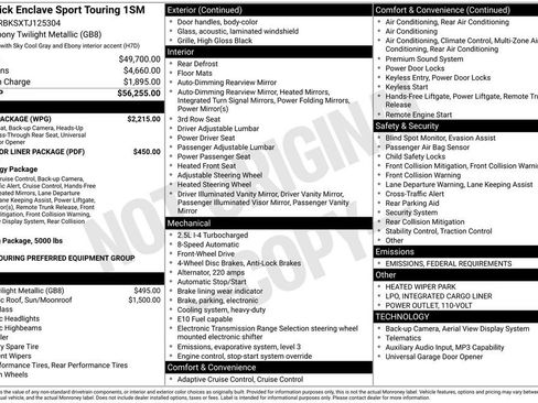 New 2026 Buick Enclave Sport Touring w/ Power Package image 39