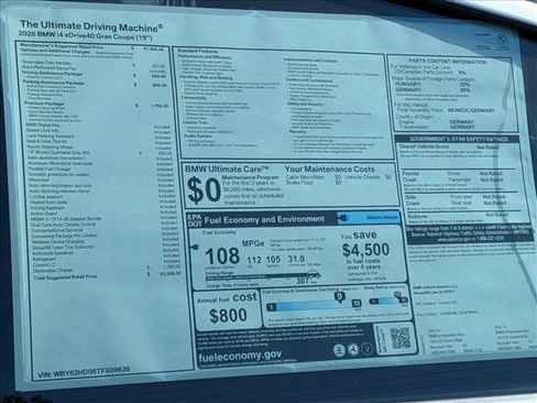 New 2026 BMW i4 eDrive40 w/ Premium Package RWD image 20
