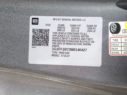 Used 2021 Chevrolet Camaro SS RWD image 44