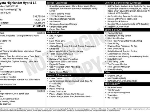 Used 2021 Toyota Highlander LE image 3