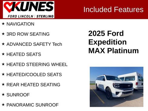 Used 2025 Ford Expedition Max Platinum AWD/4WD image 2