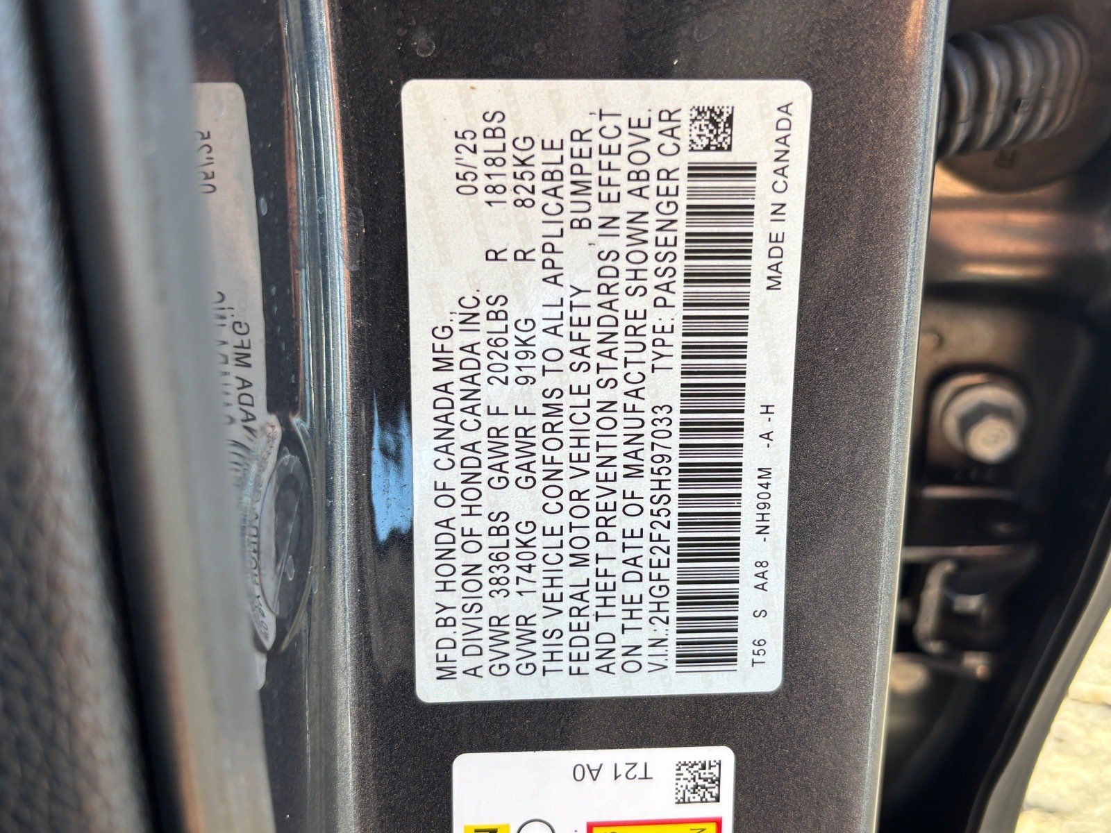 Used 2025 Honda Civic LX image 32