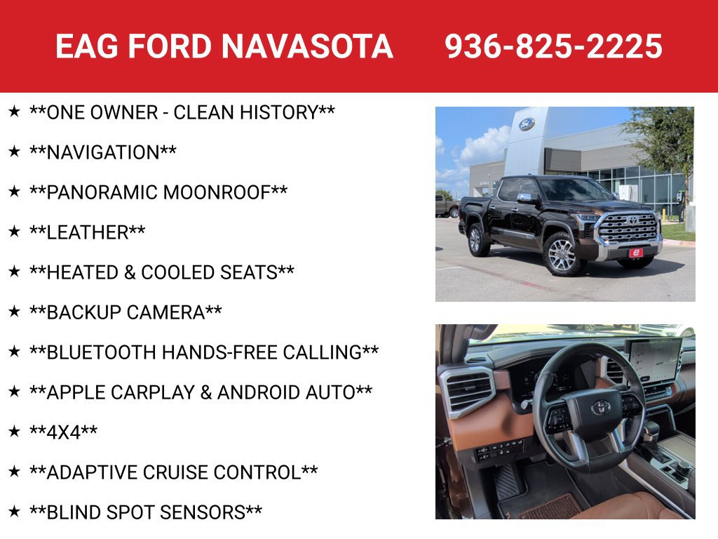 Used 2023 Toyota Tundra 1794 Edition AWD/4WD image 4