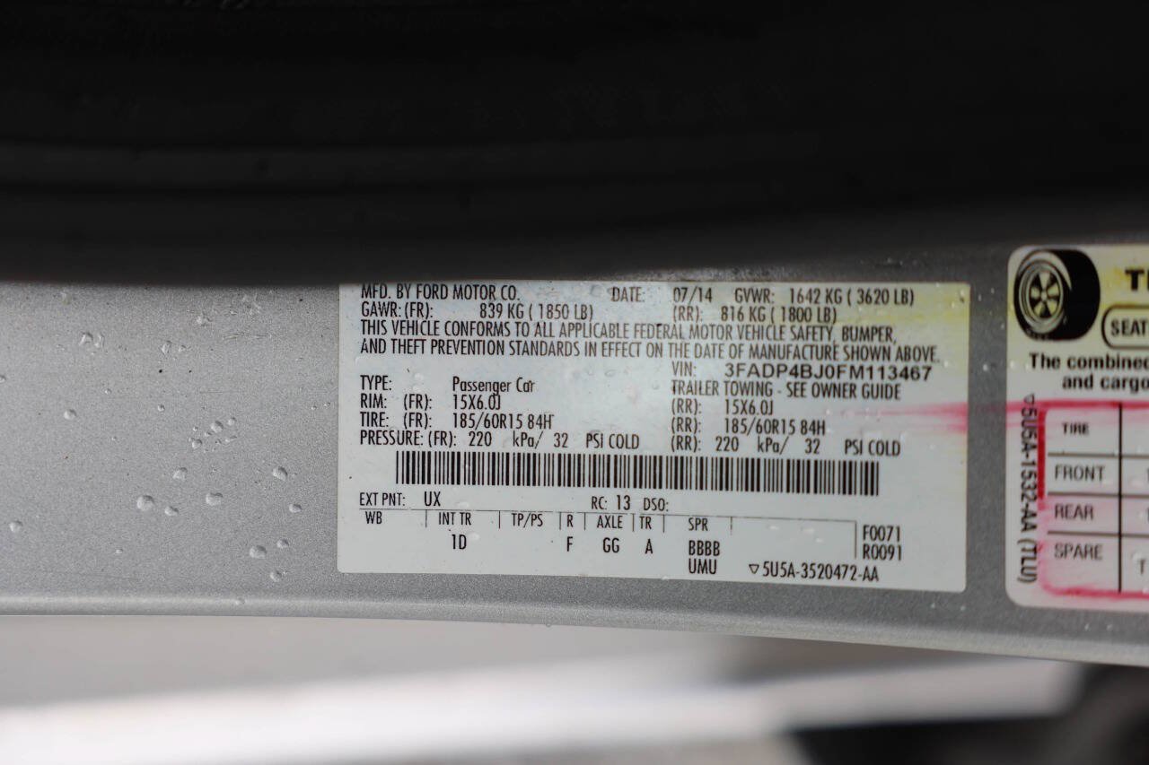Used 2015 Ford Fiesta SE FWD image 36