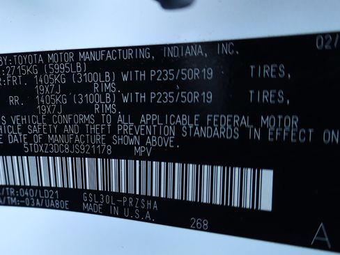 Used 2018 Toyota Sienna SE w/ SE Preferred Package image 17