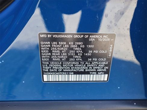 New 2026 Volkswagen Atlas SE image 30